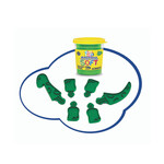 Kit De Masa Soft Acrilex Dinosaurio Verde 150Gr